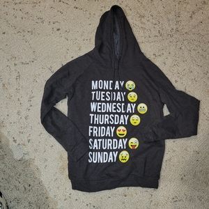 Youth Weekday Faces Hoodie